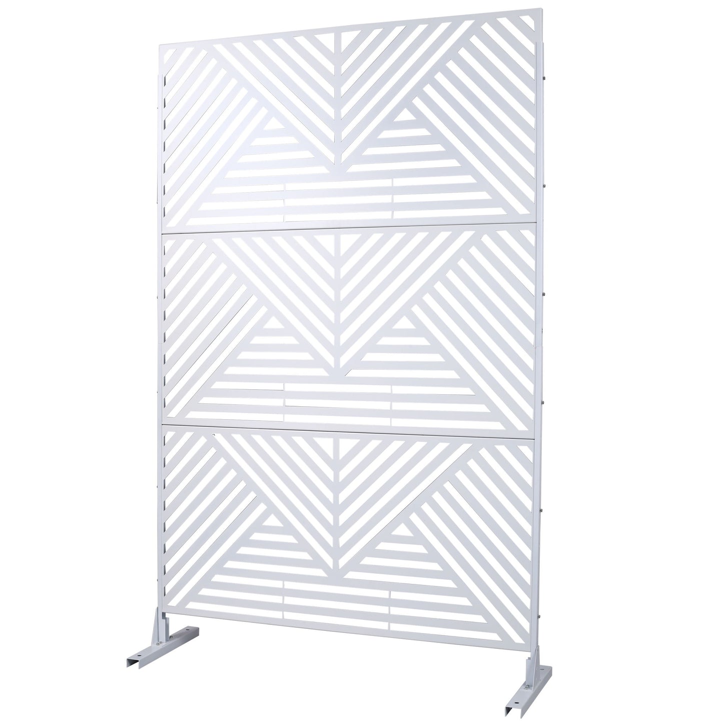 Freestanding Outdoor & Indoor Freestanding Metal Privacy Screen