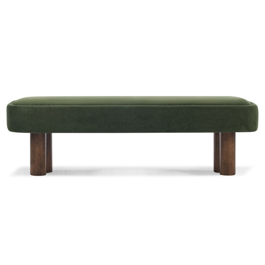 Chic Indoor Upholstered Dining Bench