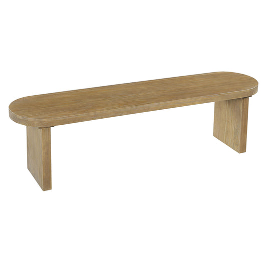 Indoor Dining Bench, 350 Lbs Weight Capacity, Fits 3 People - Pine