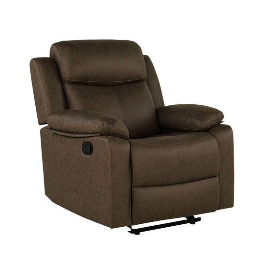 Brenda - Glider Recliner Chair With Manual Recline - Brown