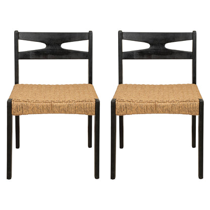 Dining Side Chairs, Indoor Outdoor Armless Chair (Set of 2)