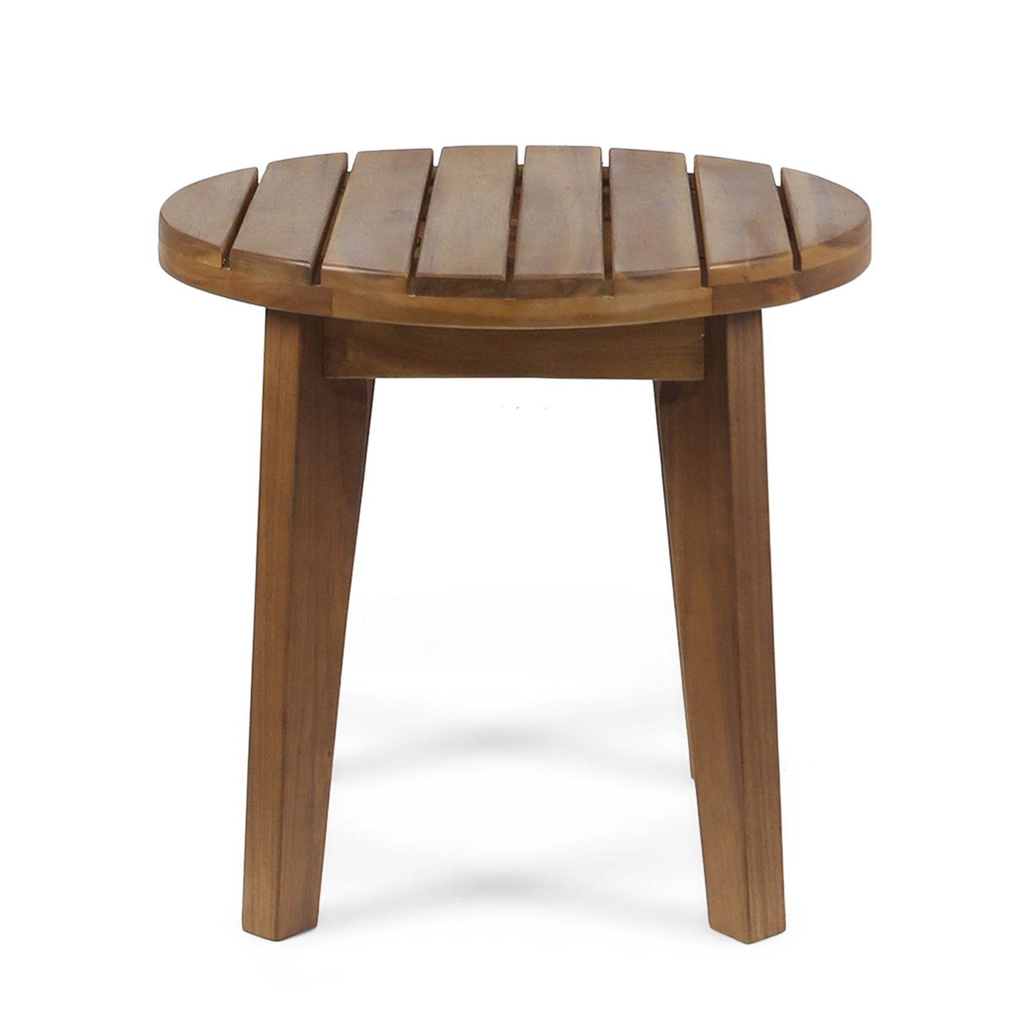 Outdoor Acacia Wood Side Table With Weather Resistance
