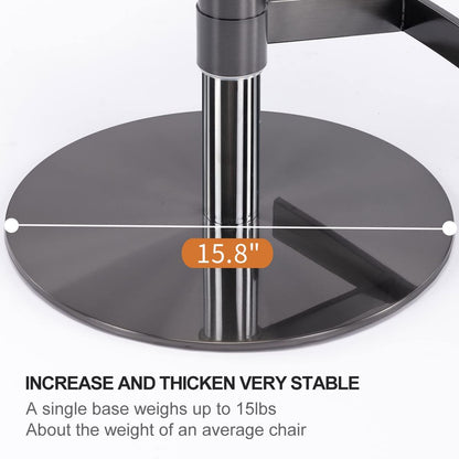 Titanium Stainless Steel Bar Stool, Grade Modern Bar Chair With Backrest, Swivel Adjustable Height For Kitchen Counter And Dining Room