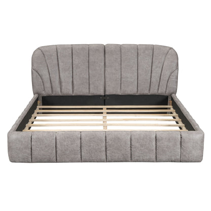 Elegant Design Upholstered Platform Bed