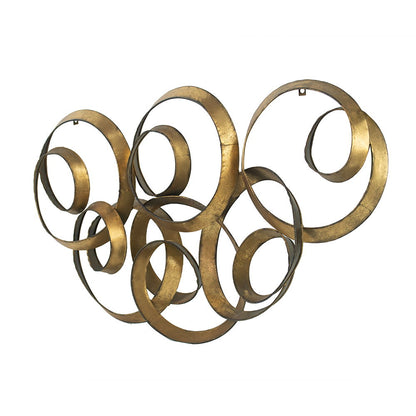 SerethaLeaf Wall Decor - Gold