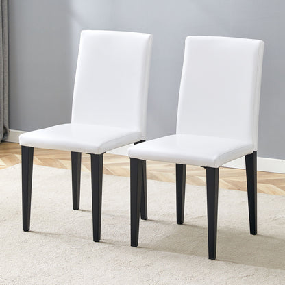 Versatile Dining Chairs With Comfortable Design And Metal Legs