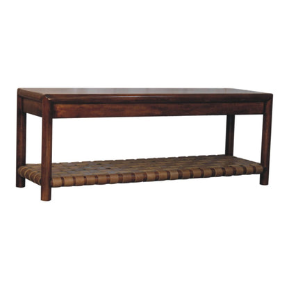 Regency - Woven Bench - Brown