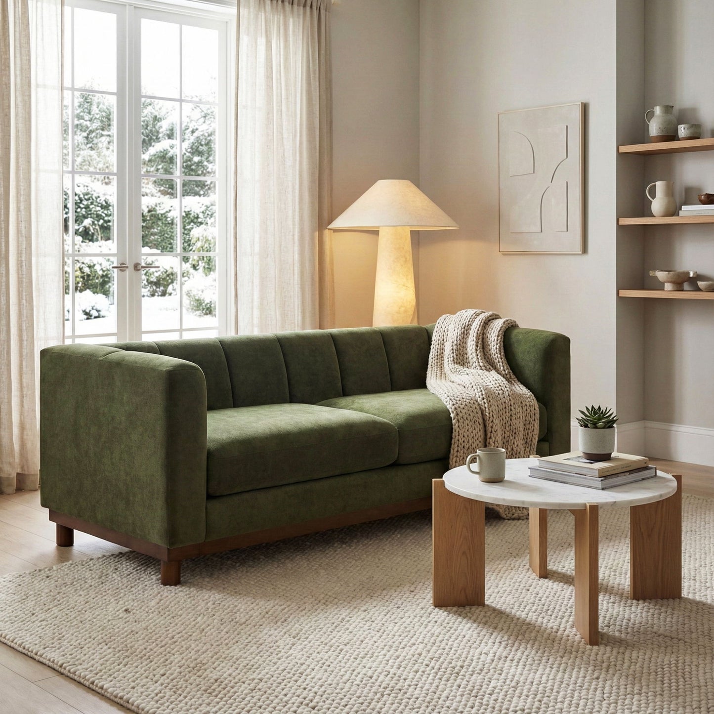 Soft Loveseat Sofa For Living Room
