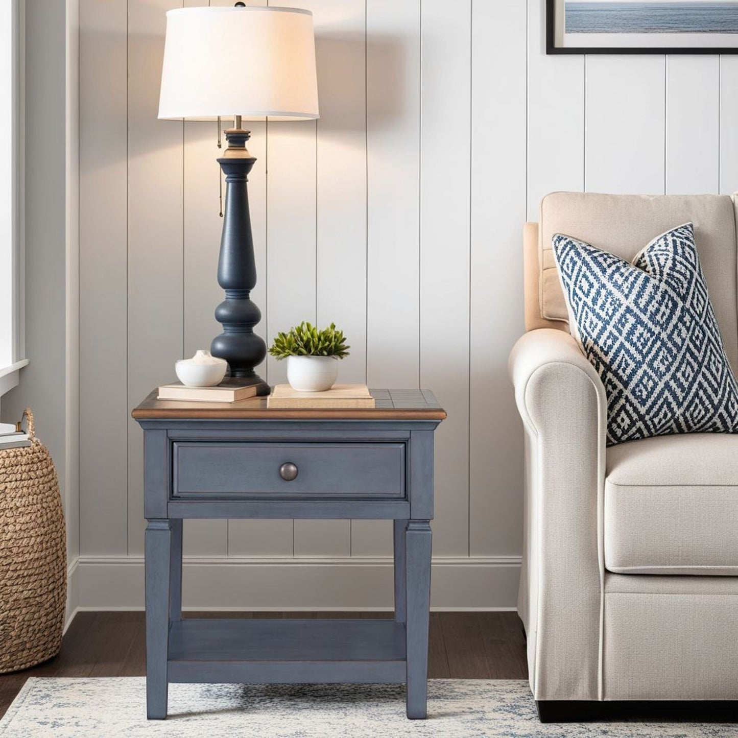 Americana - End Table - Blue