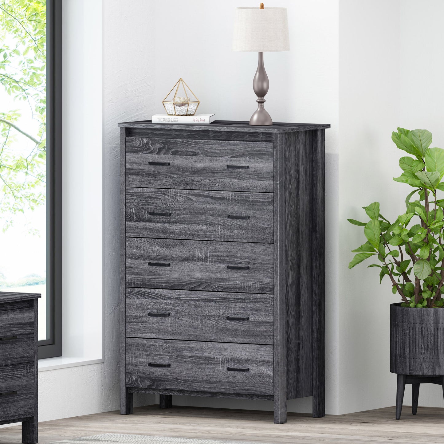 Titeca - Contemporary 5 Drawer Dresser