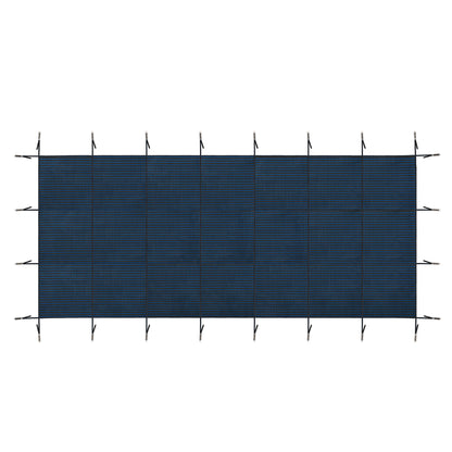Rectangular Swimming Pool Safety Cover For Underground Pools - Blue