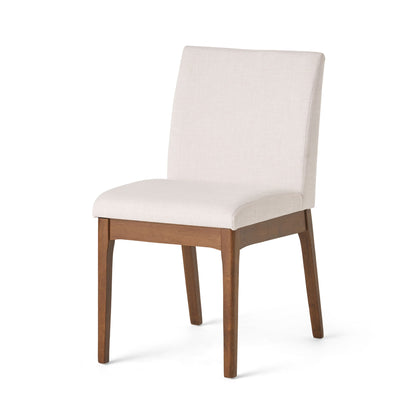 Contemporary Fabric Comfort Dining Chairs (Set of 2)