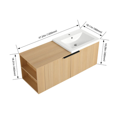 Modern Bathroom Vanity Sink Combo With Spacious Storage