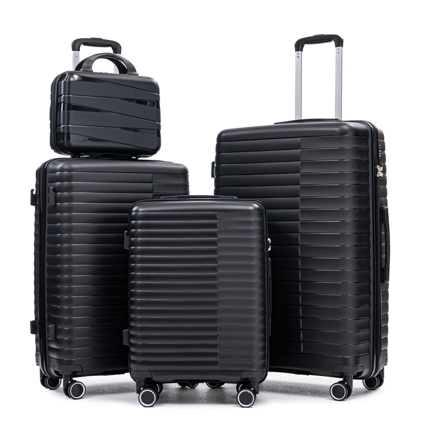 4 Piece Luggage Set, Combination Lock