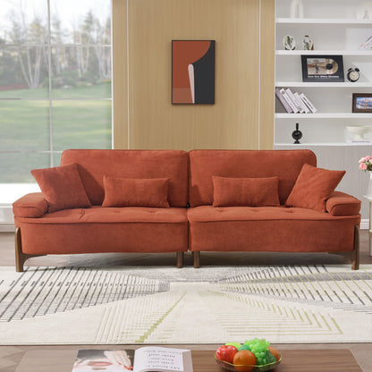 Comfortable Deep Seated Sofa With Pillows