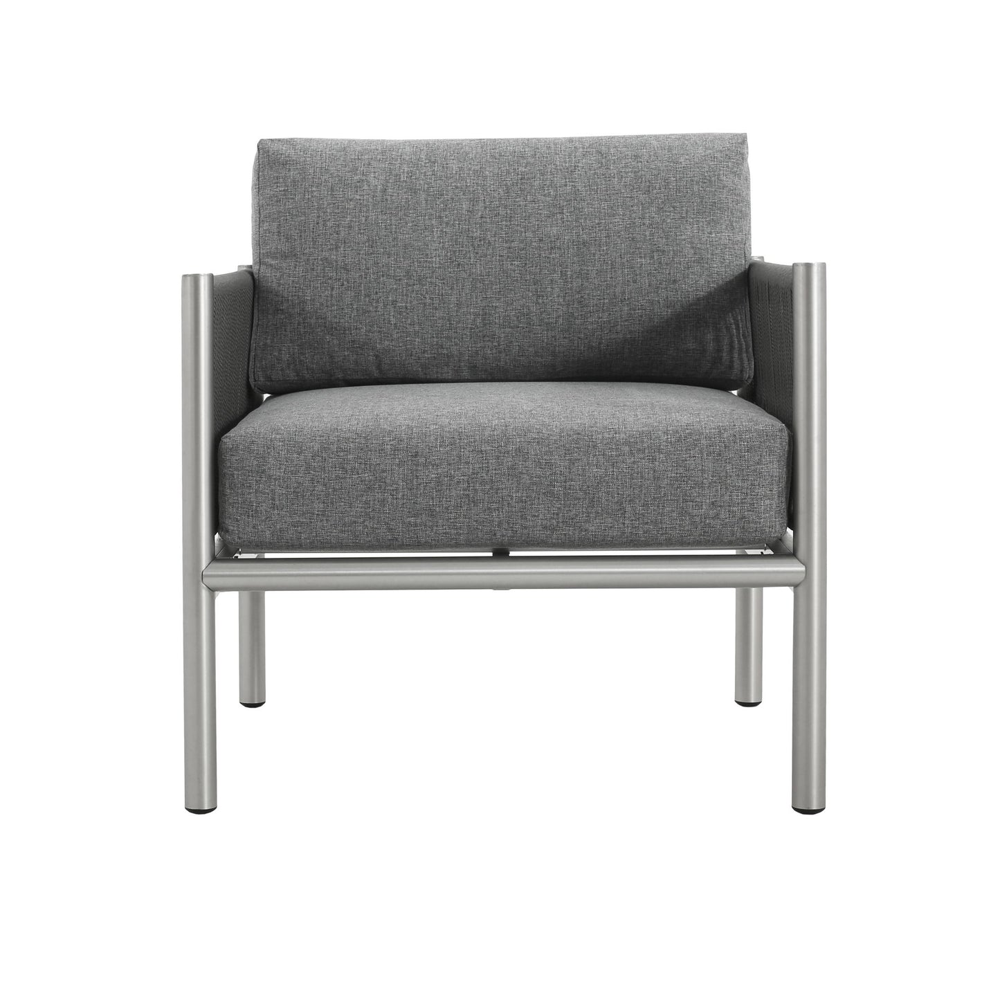 Hargrove - Club Chair - Silver / Gray