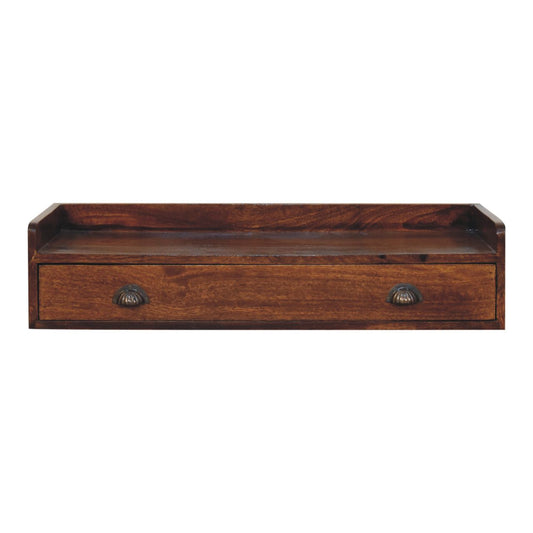 Belmont - Wall Mounted Console Shelf - Chestnut