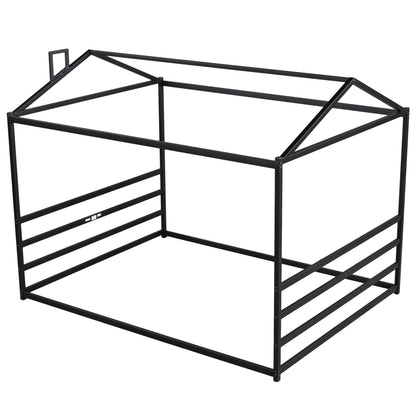 Metal House Shape Platform Bed