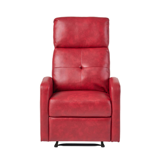 Contemporary Recliner Chair With Push Back Function