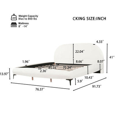 Luxury Upholstered Bed Frame