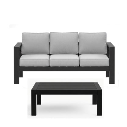 Outdoor Patio Set, All-Weather With Thick Cushions