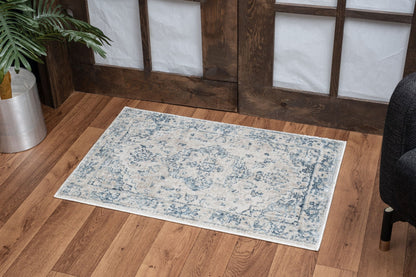 Noble - 5'3" X 7'3" Area Rug - Ivory, Polyester