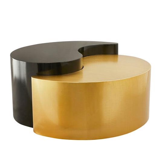 Ying Yang - Coffee Table - Gold / Black