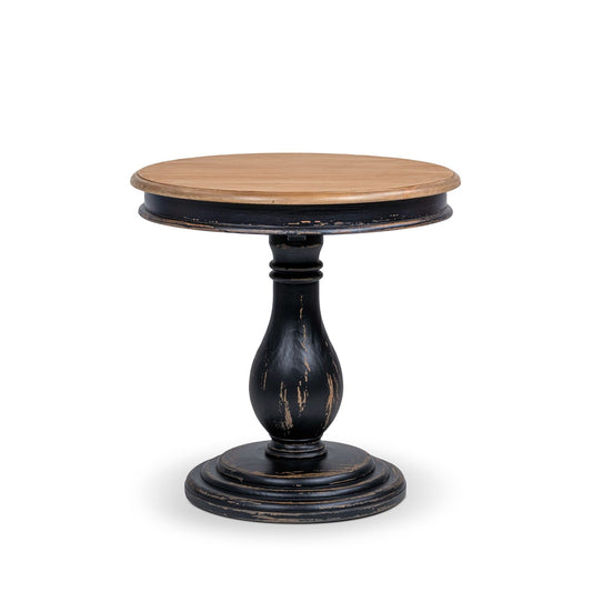 Winslow - Round Pedestal Side Table - Natural / Light Brown
