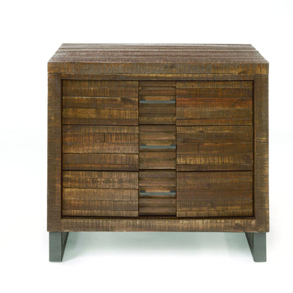 Andria - Reclaimed Nightstand - Oak
