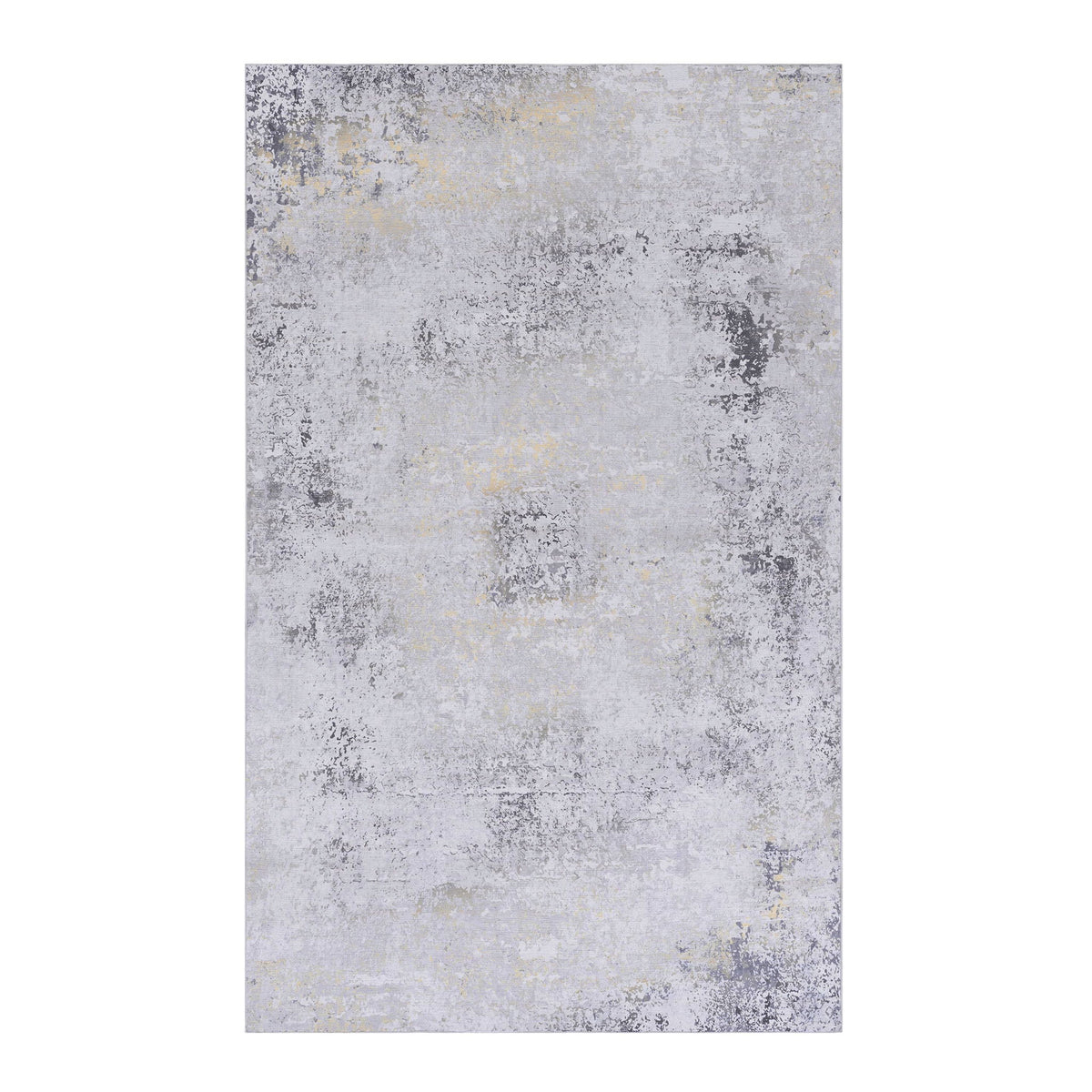 Maval - 6' X 9' Washable Area Rug - Gray
