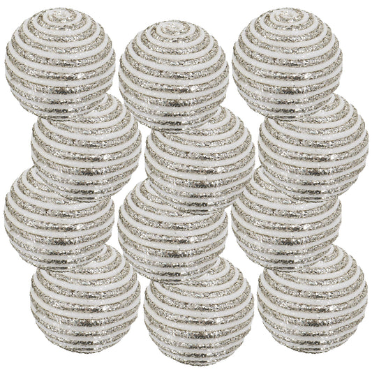 Christmas Ball Ornaments Decorative Hanging Ball Christmas Tree Ornaments For Holiday Party Decorations (Set of 12)