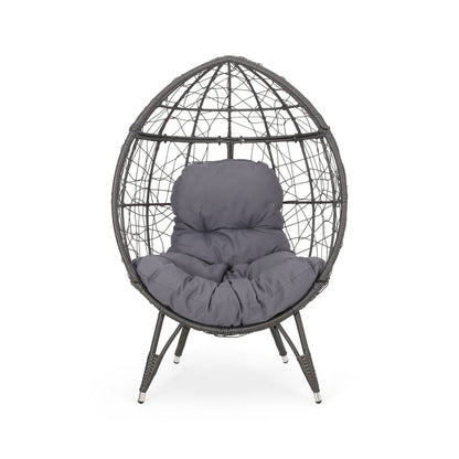 Cosmos - Round Hammered Iron Teardrop Chair