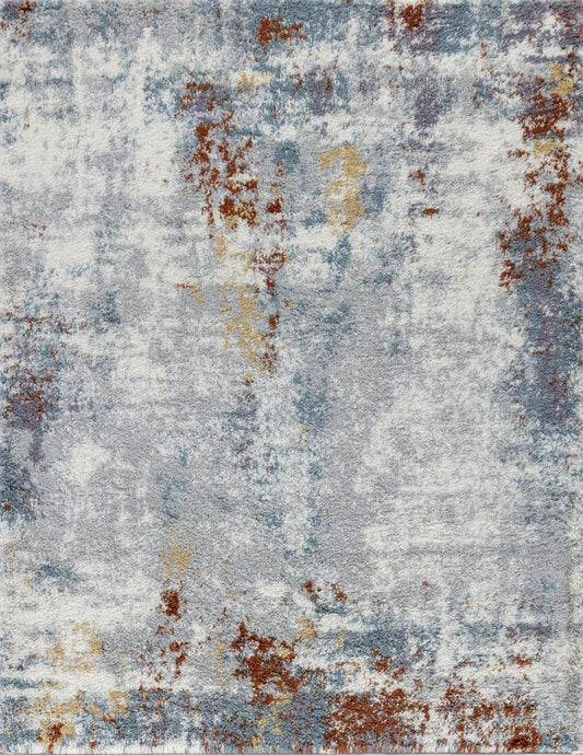 Loft Shag - 7'10" X 9'10" Shaggy Area Rug - Gray, Polypropylene