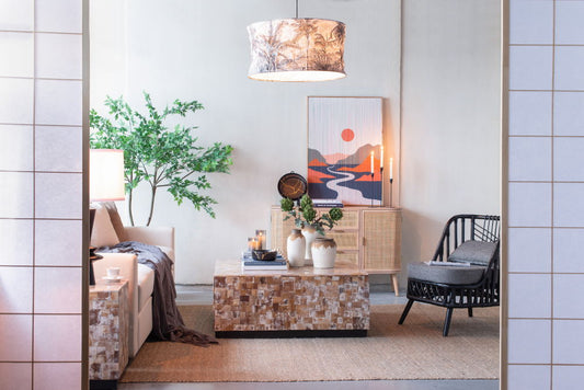 Rectangular Tassel Print Wall Art, Home Decor For Living Room Bedroom Office Hallway - Multicolor