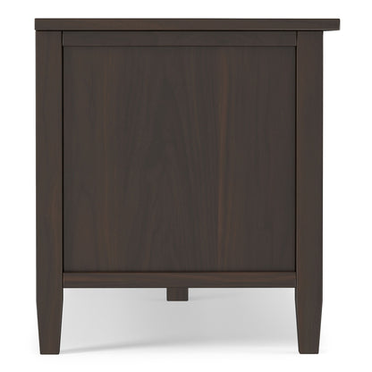 Warm Shaker - Low TV Media Stand - Brown