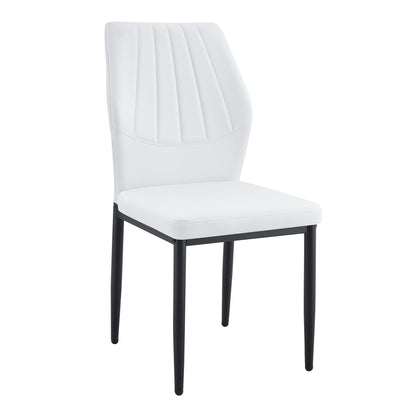 Dining Chairs With Shell Pattern, Comfort And Style