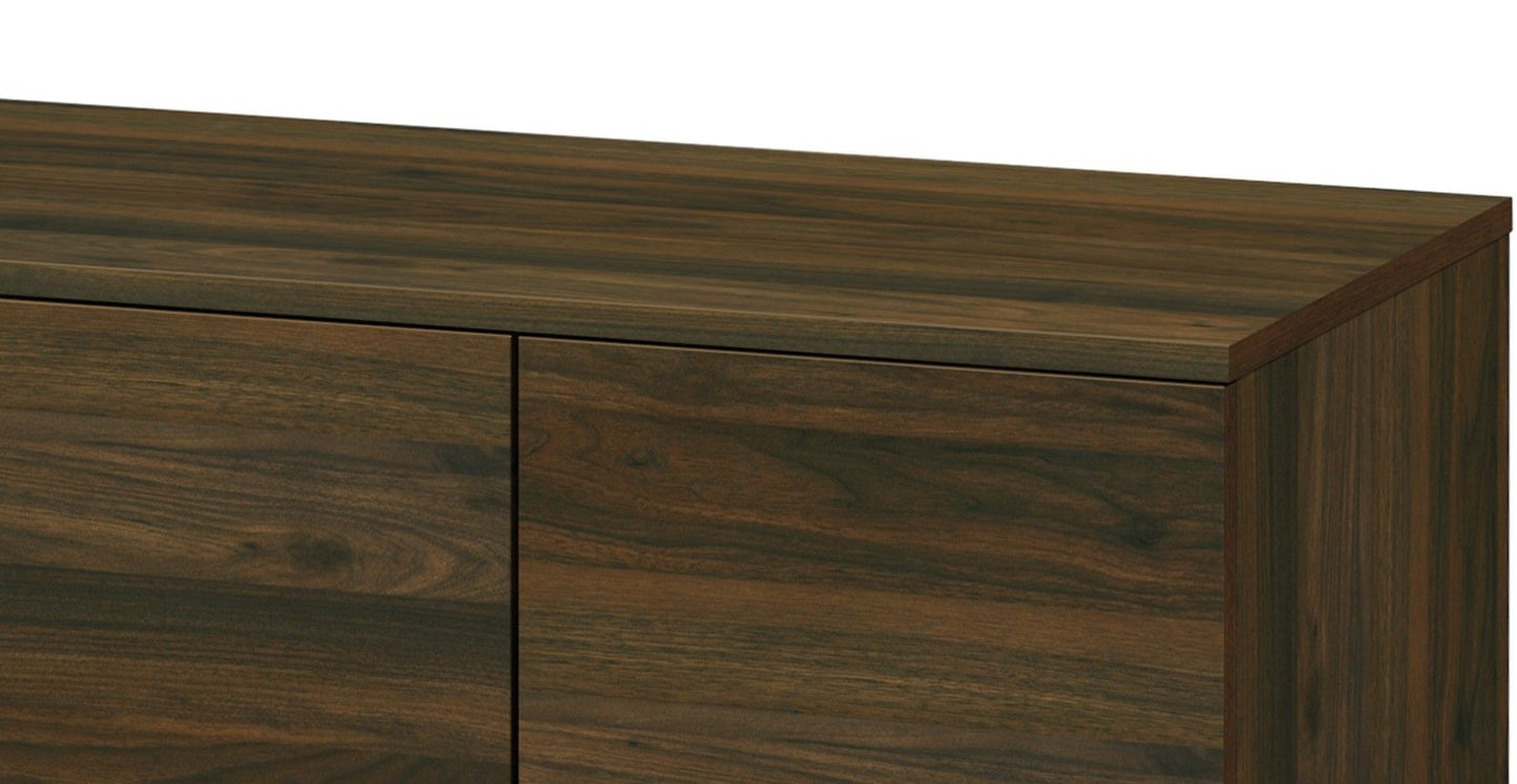 Amidon - TV Stand, With 2 Storage Shelves And 1 Cabinet