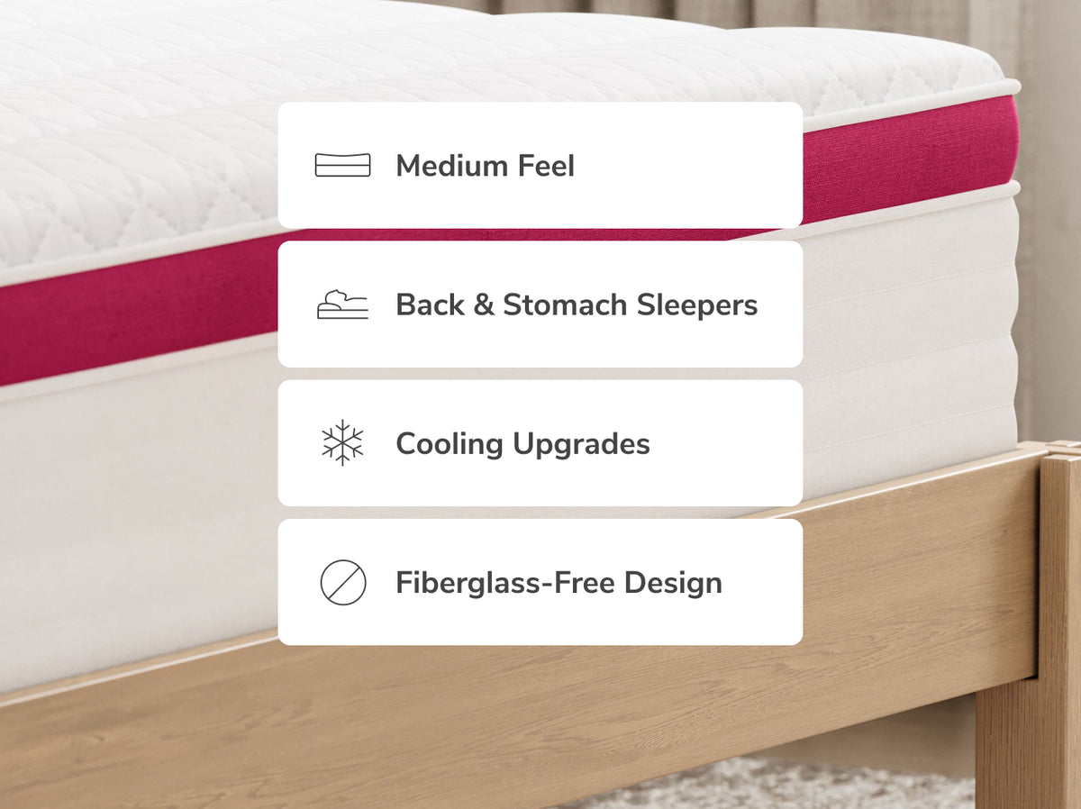 Helix Dusk mattress layers