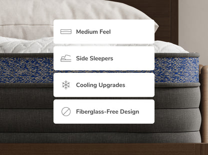 Helix Midnight Luxe mattress layers