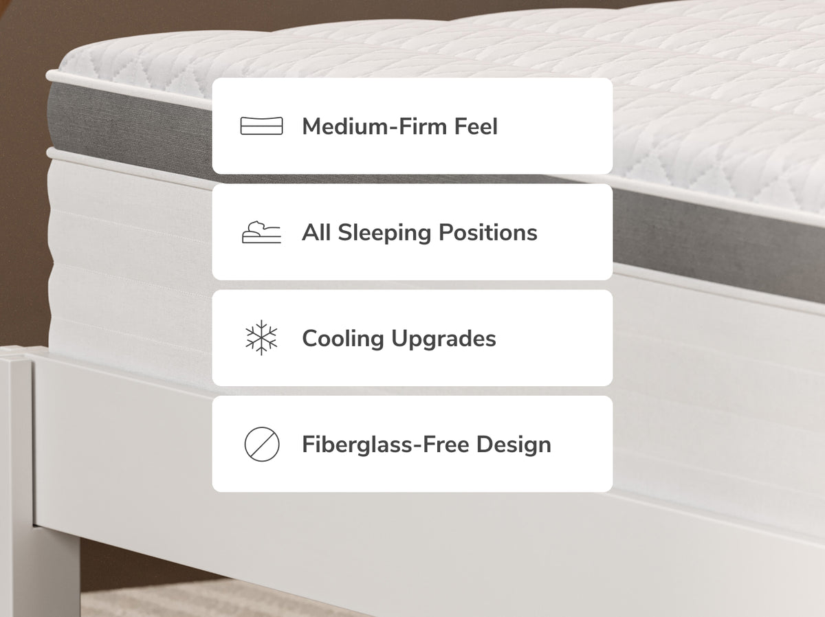 Helix Plus mattress layers