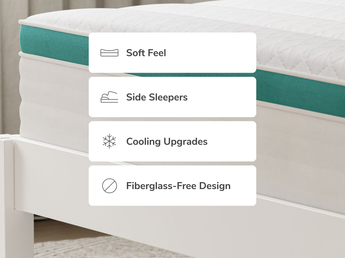 Helix Sunset mattress layers