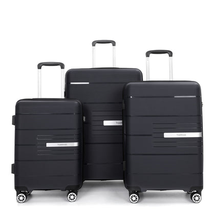 Hardshell Suitcase Double Spinner Wheels Luggage Sets, Lightweight With Tsa Lock, 3 Piece Set