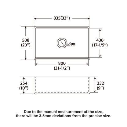 Single Bowl Kitchen Sink Workstation - White