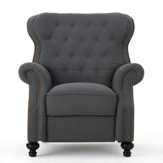 Modern Manual Push Back Recliner Chair