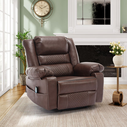 Breathable Leather Massage Recliner Manual Chair