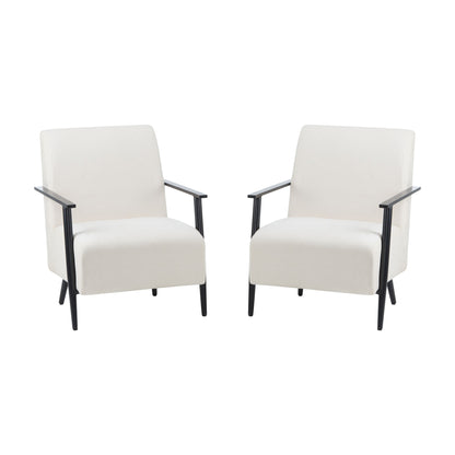 Modern Lounge Chair With Polyester Upholstery