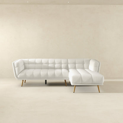 Addison - L Shape Sectional Sofa Tufted
