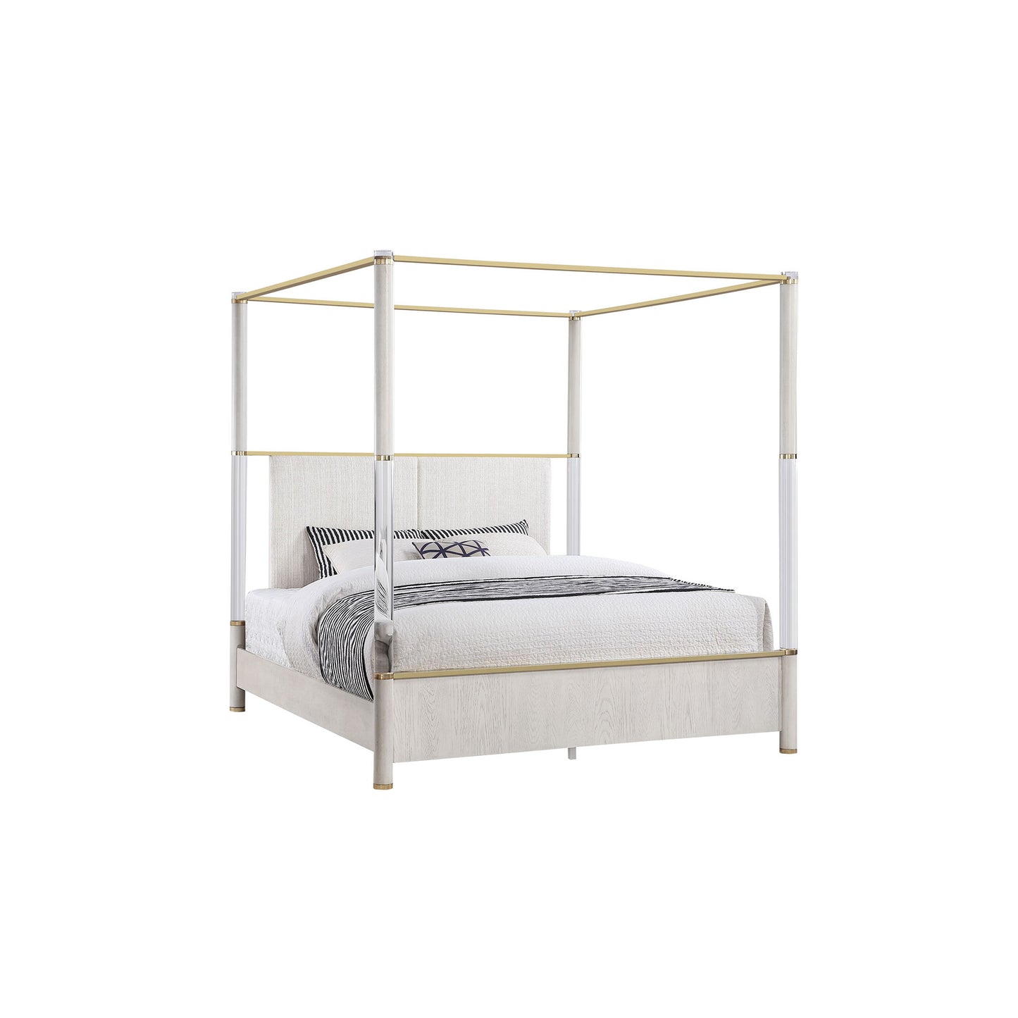 Malco - 4 Post Bed With Upholstered Headboard