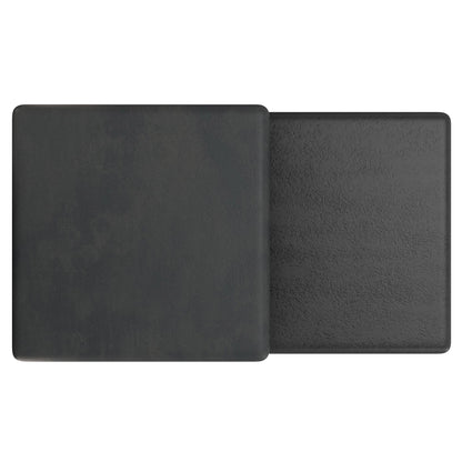 Zachary - 2 Piece Set Cast Aluminum Coffee Table - Black