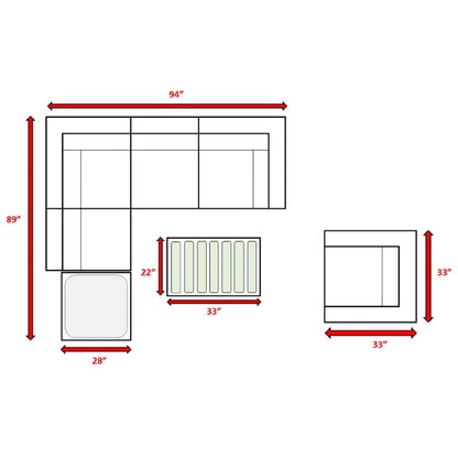 Sectional, Stylish Entertainment, Outdoor Living